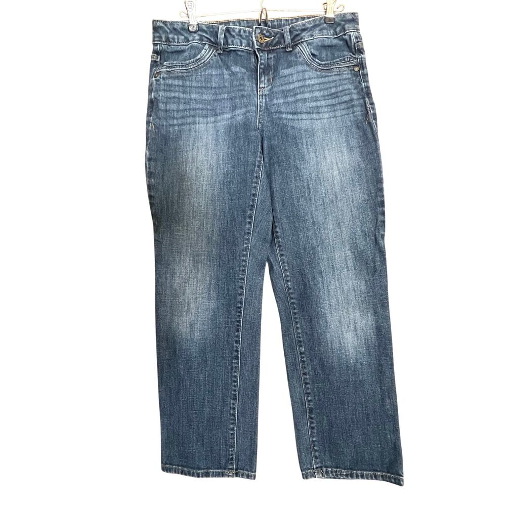 r Simply Vera Vera Wang Straight Leg Capri Jeans in Excellent Used Condition